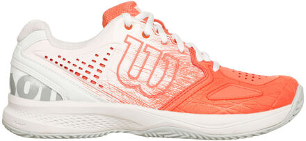 Wilson Kaos Comp 2.0 Tennisschoenen Dames-Wit,Oranje - 38 2/3,40 2/3,41 1/3,42,42 2/3