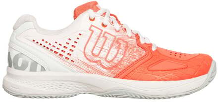 Wilson Kaos Comp 2.0 Tennisschoenen Dames-Wit,Oranje - 41 1/3