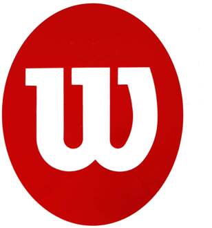 Wilson Logo-sjabloon-Rood - nosize