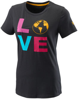 Wilson Love Earth Tech T-shirt Dames zwart - XS,S,M,XL