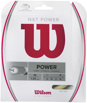Wilson NXT Power Set Snaren 12,2m natuurlijke kleuren - 1.26,1.30