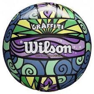 Wilson Oceaan Graffiti-Seizoensgebonden Officiële Beachvolleybal, Volleybal, Bal, Prestaties, Soft Touch Kanon Graffiti ORf