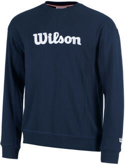 Wilson Parkside Crew Sweatshirt Heren-Donkerblauw - XXL