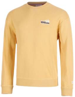 Wilson Parkside Crew Sweatshirt Heren-Goudgeel - M,XL,XXL