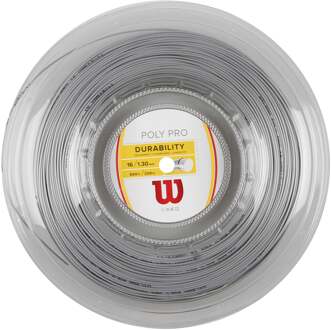 Wilson Poly Pro Rol Snaren 200m-Zilver - 1.25,1.30,1.35