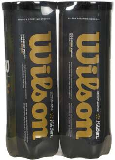 Wilson Premier Padel Speed X3 Bi Pack 2x Verpakking 3 Stuks geel - nosize