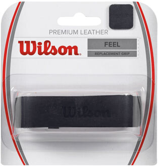 Wilson Premium Leather Replacement Grip Verpakking 1 stuk zwart - nosize