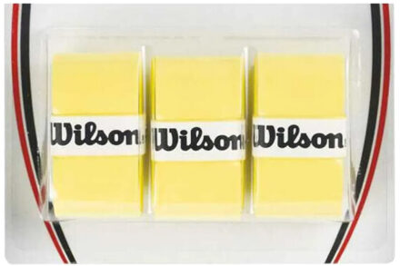 Wilson Pro grip tape (verpakking van 3) Geel - One size