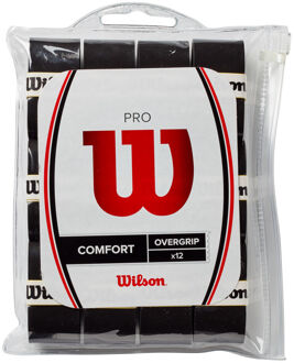 Wilson Pro Overgrip Verpakking 12 Stuks zwart - one size