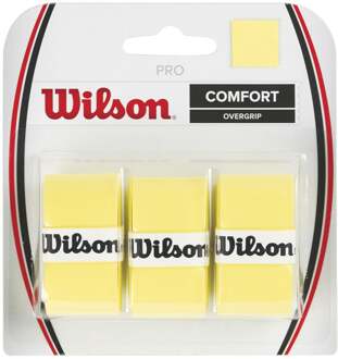 Wilson Pro Overgrip Verpakking 3 stuks geel - nosize