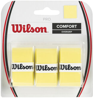 Wilson Pro Overgrip Verpakking 3 stuks geel - nosize
