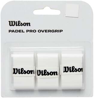 Wilson Pro Overgrip Verpakking 3 stuks wit - nosize