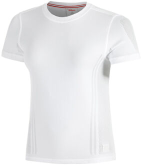 Wilson Pro Seamless T-shirt Dames-Wit - L,XL