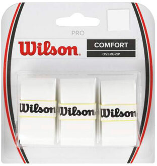 Wilson Pro soft comfort racket overgrip (set van 3) Wit - One size