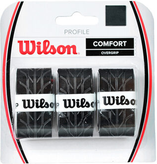 Wilson Pro soft comfort racket overgrip (set van 3) Zwart - One size