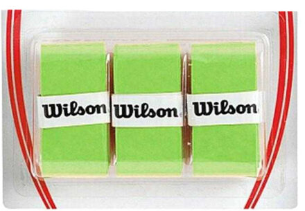 Wilson Pro soft grip tape (verpakking van 3) Groen - One size
