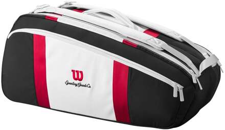 Wilson Pro Staff Courage Collection Tennistas 9 Stuks-Zwart,Wit - nosize