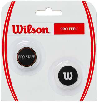 Wilson Pro Staff Pro Feel Pro Staff Demper Verpakking 2 Stuks-Zwart,Zilver - nosize