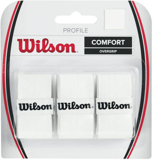 Wilson Profile Overgrip Verpakking 3 Stuks-Wit - nosize