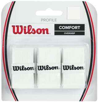 Wilson Profile Overgrip Verpakking 3 Stuks-Wit - nosize