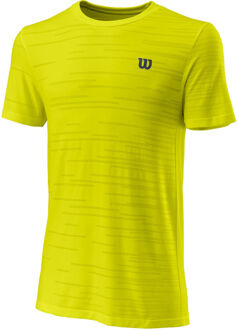 Wilson Rapide Seamless II T-shirt Heren geel