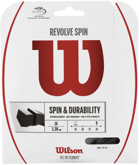 Wilson Revolve Spin Set Snaren 12,2m zwart - 1.25,1.30