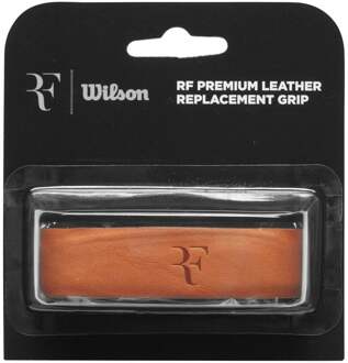 Wilson RF Leather Replacement Grip Verpakking 1 Stuk-Bruin - nosize