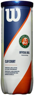 Wilson Roland garos klei hof tennisballen (set van 3) Geel - One size