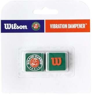 Wilson Roland Garros 2025 Demper Verpakking 2 Stuks-Groen,Rood - nosize