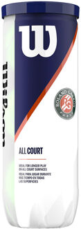 Wilson Roland Garros All Court 3er geel - one size