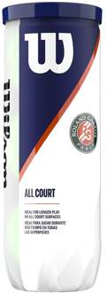Wilson Roland Garros All Court Verpakking 3 Stuks geel - nosize