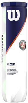 Wilson Roland Garros All Court Verpakking 4 Stuks geel - nosize