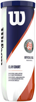 Wilson Roland Garros Official Verpakking 3 Stuks geel - one size