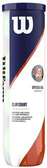 Wilson Roland Garros Official Verpakking 4 Stuks geel - nosize