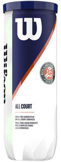 Wilson Roland garros tennisballen (set van 3) Geel - One size
