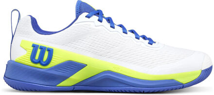 Wilson Rush Pro 4.5 Tennisschoenen Heren-Wit,Blauw - 47 1/3,48,49 1/3
