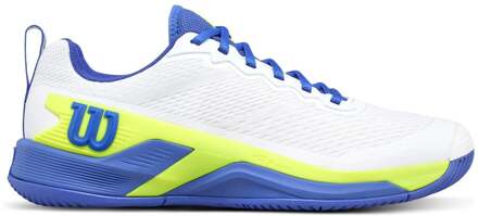 Wilson Rush Pro 4.5 Tennisschoenen Heren-Wit,Blauw - 47 1/3
