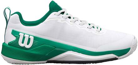 Wilson Rush Pro 4.5 Tennisschoenen Heren-Wit,Groen - 40,40 2/3,41 1/3,42,42 2/3,43 1/3,44,44 2/3,45 1/3,46,46 2/3,47 1/3,48,49 1/3