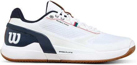 Wilson Rush Pro 5 Tennisschoenen Heren-wit, donkerblauw - 45 1/3
