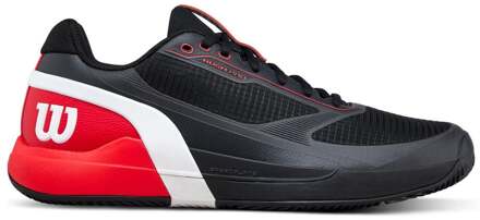 Wilson Rush Pro 5 Tennisschoenen Heren-zwart, neonrood - 44