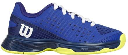 Wilson RUSH PRO AC Tennisschoenen Kinderen-Blauw,Neongeel - 30 2/3