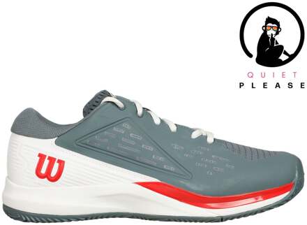Wilson Rush Pro Ace Quiet Please Tennisschoenen Heren-Grijs,Oranje - 40 2/3