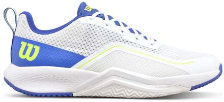 Wilson Rush Pro Lite Tennisschoenen Heren-Wit,Blauw - 49 1/3