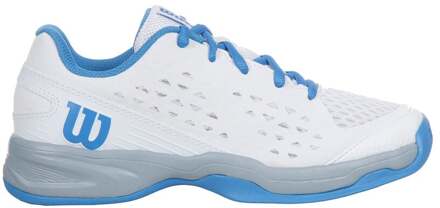 Wilson Rush Pro QL Carpet Tennisschoenen Kinderen-Wit,Zwart - 32 2/3