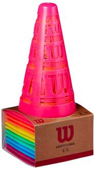 Wilson Safe Cones Markeringskegels Verpakking 12 Stuks-Veelkleurig - nosize