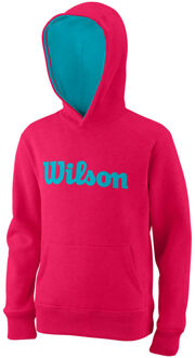 Wilson Script Sweater Met Capuchon Kinderen pink - L