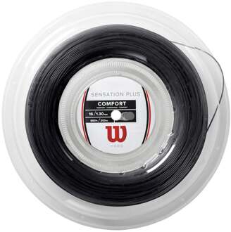 Wilson Sensation Plus Rol Snaren 200m-Zwart - 1.25
