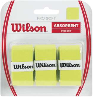 Wilson Soft Overgrip Verpakking 3 Stuks-Groen - nosize