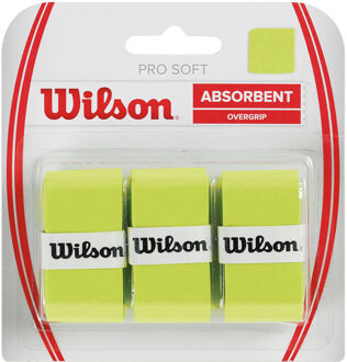 Wilson Soft Overgrip Verpakking 3 Stuks groen - one size
