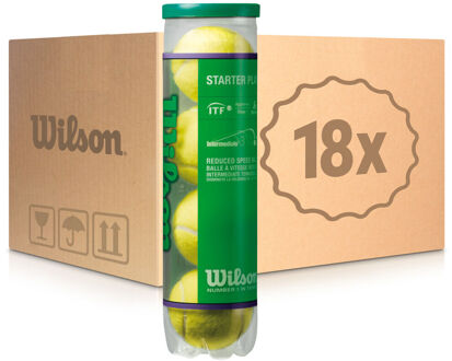 Wilson Starter Play (Stage 1) 18x Verpakking 4 Stuks In Een Doos geel - one size